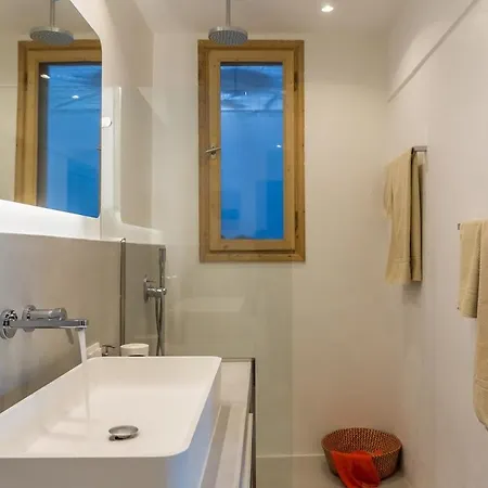 Modern With Private Swimming Pool 아파트 스키아토스 타운